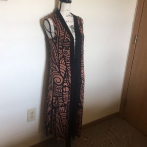 Soft Surroundings Aztec Kimono Medium